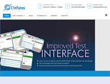 Tablet Screenshot of cinfores.com